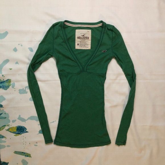 Hollister | Tops | Long Sleeve Green 